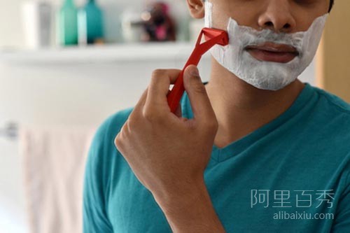 可以刮净胡须的纸质剃须刀--阿里百秀
