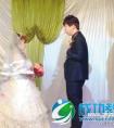 大一学妹与大二学长举办婚礼 付琳和王哲军训时一见钟情