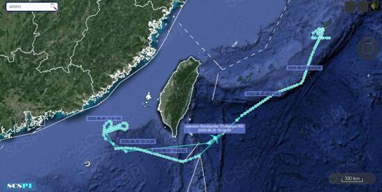美军一天向台海峡连派两架侦察机 离福建沿岸最近时仅109公里