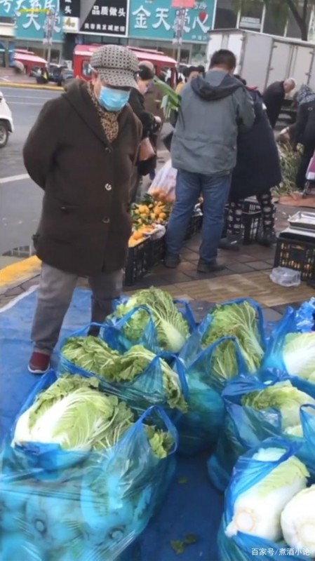 目瞪口呆!东北大娘雇车囤300斤白菜 菜农:不算多!