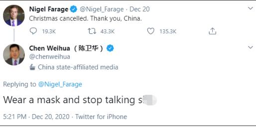 无中生有！圣诞取消甩锅中国，英政客被记者怒怼！