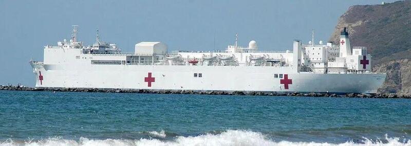 加州出现变异病例后 希望美军派医院船支援