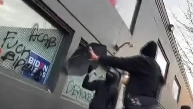示威者野心不死！拜登就职典礼时，美国多地出现暴力抗议！