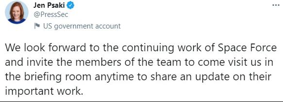 美媒:白宫发言人对特朗普太空军这态度一定会让中国笑话 美媒:白宫发言人对特朗普太空军这态度一定会让中国笑话