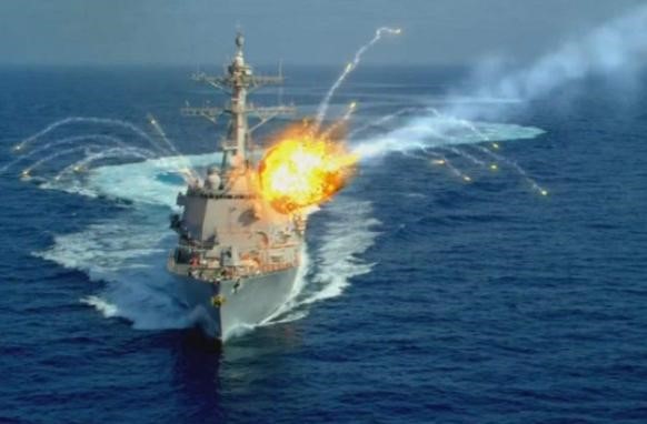 美法日海军联合演习威慑伊朗 包括戴高乐号航母!