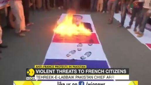 巴基斯坦爆发反法示威！马克龙发声：将采取行动