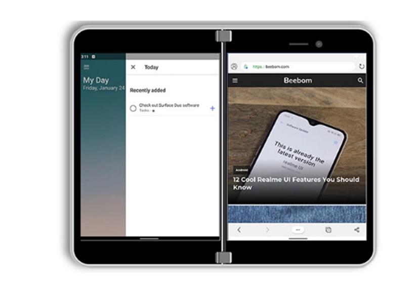 Microsoft Surface Duo可能比预期的要早发布但没有5G