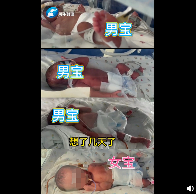 6个孩子太热闹了!新乡一产妇第三胎生下龙凤四胞胎