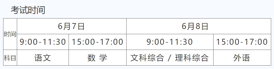 河南2024年高考时间什么时候？考几天？ —掌上高考—中国教育在线