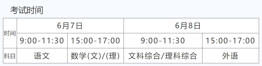 宁夏2024年高考时间什么时候？考几天？ —掌上高考—中国教育在线